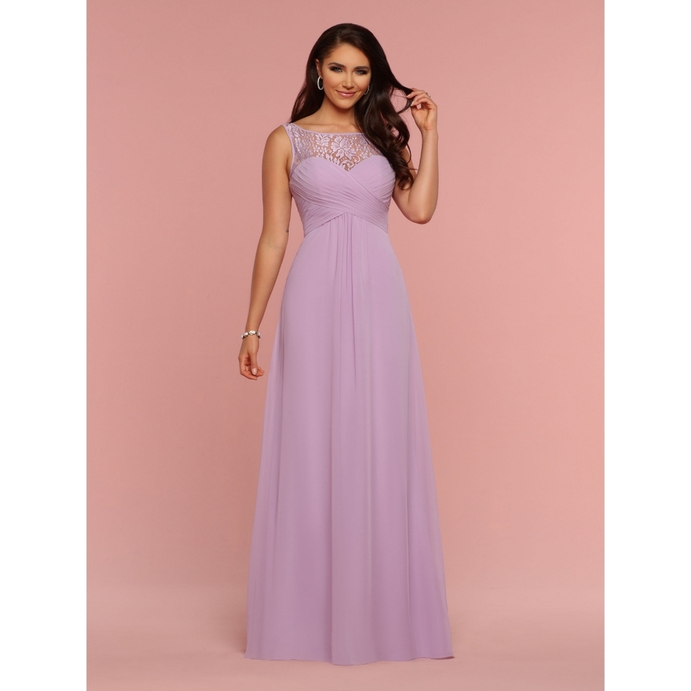 DaVinci Bridal Lilac Bridesmaid Dress Style 60332